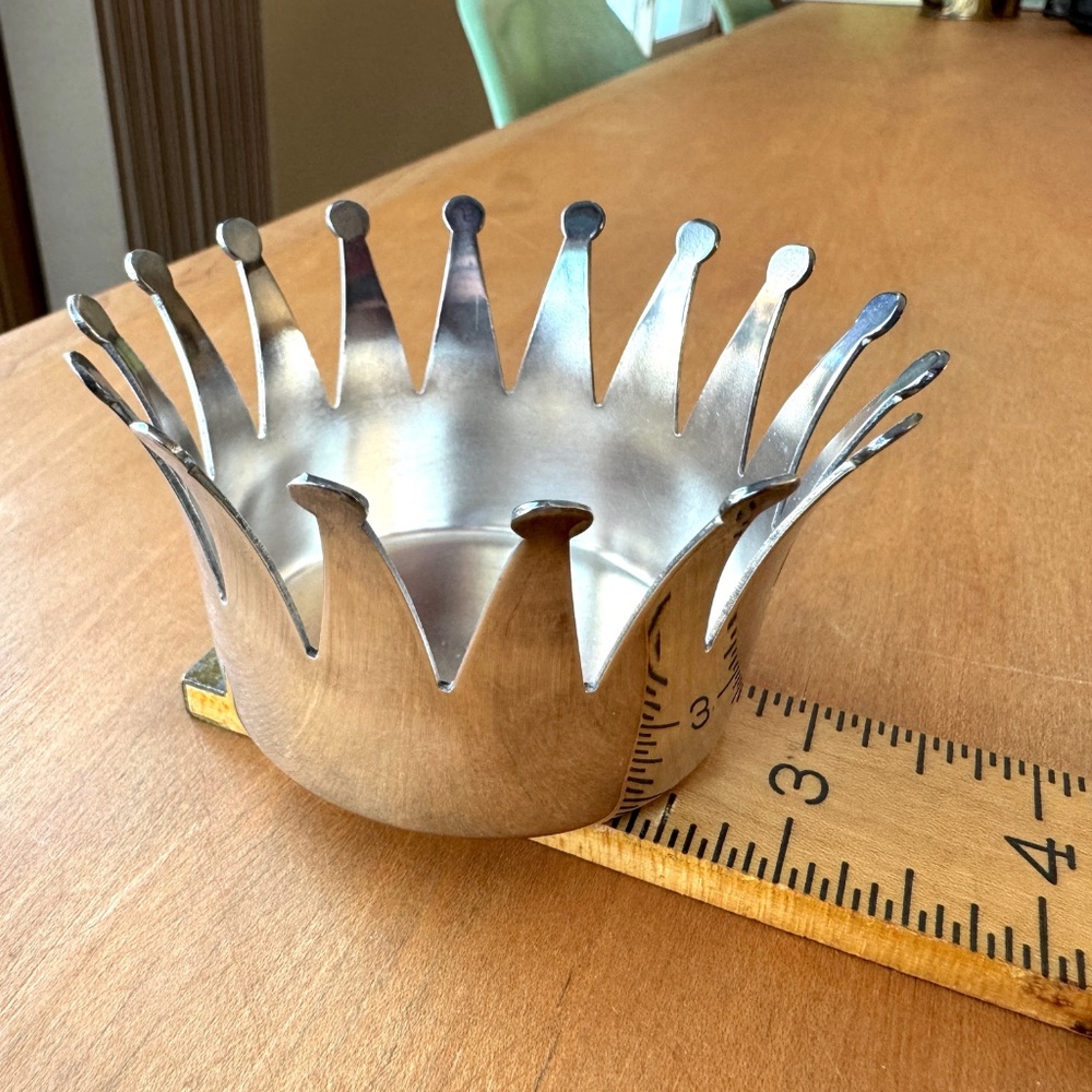 Silver Crown Container by Wallace